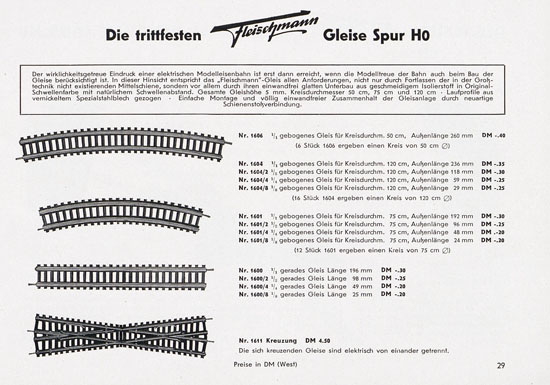 Fleischmann Katalog 1955