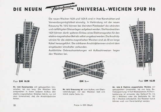 Fleischmann Katalog 1955