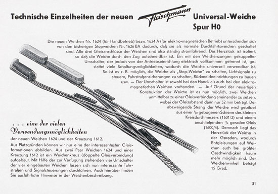 Seite 33 Fleischmann Katalog 1955