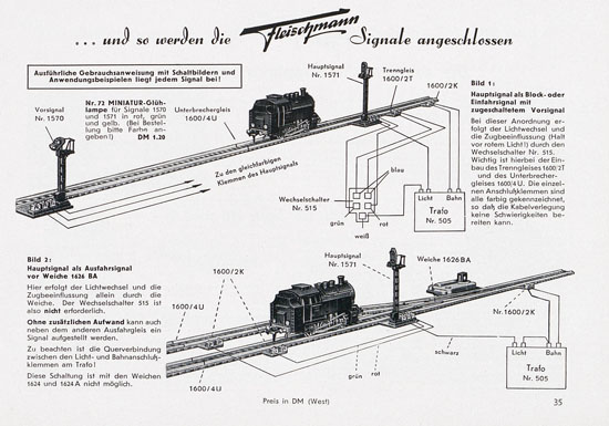 Seite 37 Fleischmann Katalog 1955