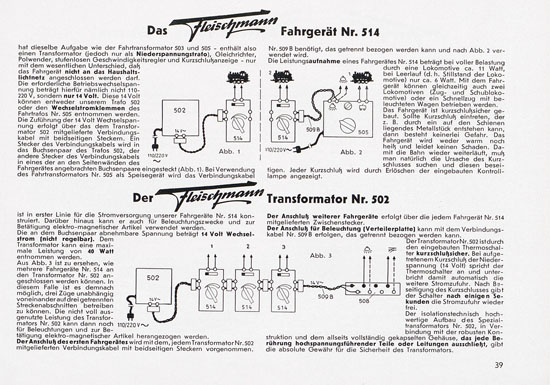 Seite 41 Fleischmann Katalog 1955