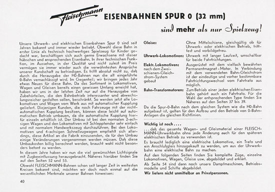 Seite 42 Fleischmann Katalog 1955
