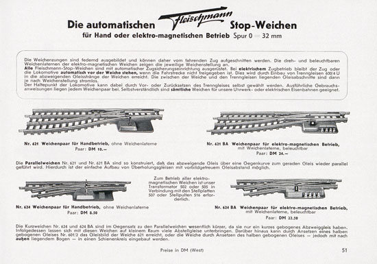 Seite 53 Fleischmann Katalog 1955