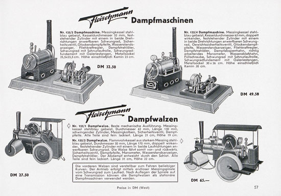Seite 59 Fleischmann Katalog 1955