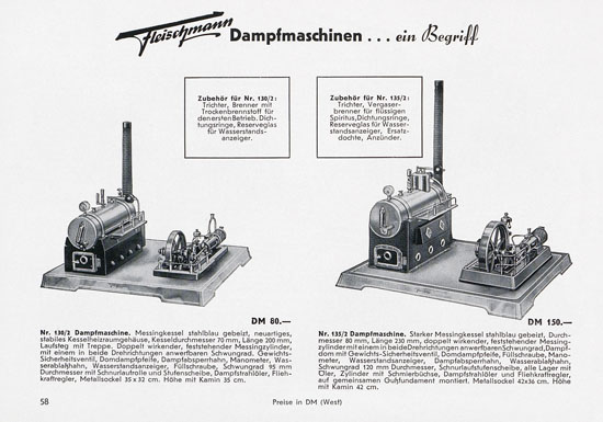 Seite 60 Fleischmann Katalog 1955