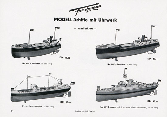 Seite 66 Fleischmann Katalog 1955