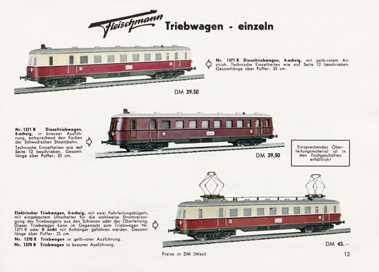 Fleischmann Katalog 1956