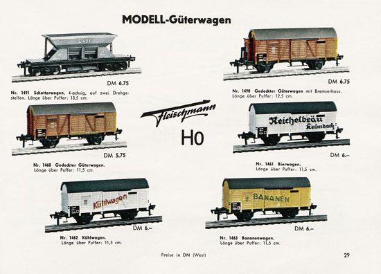 Fleischmann Katalog 1956