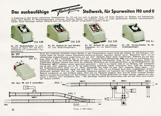 Fleischmann Katalog 1956