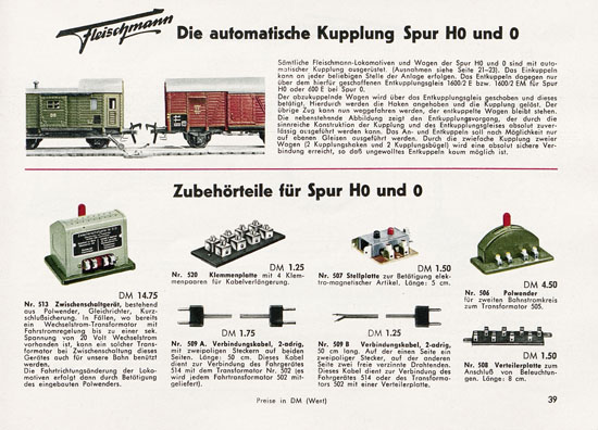 Fleischmann Katalog 1956