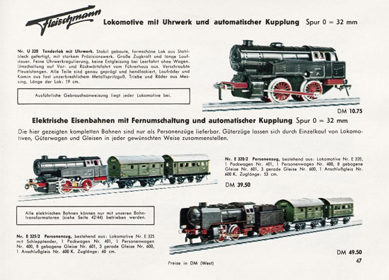 Fleischmann Katalog 1956