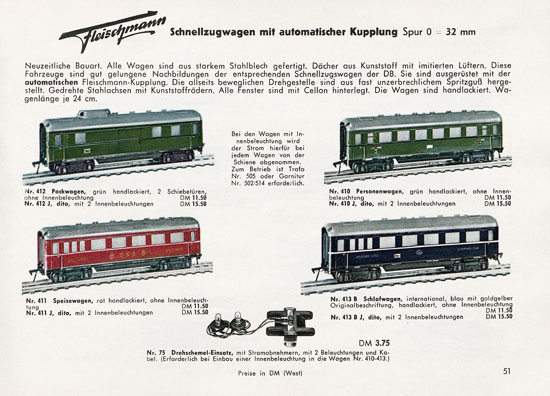 Fleischmann Katalog 1956