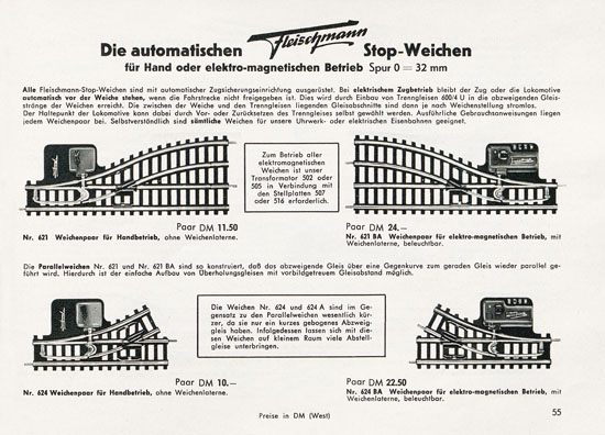 Fleischmann Katalog 1956