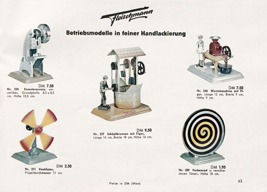 Fleischmann Katalog 1956