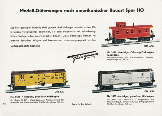 Fleischmann Katalog 1957