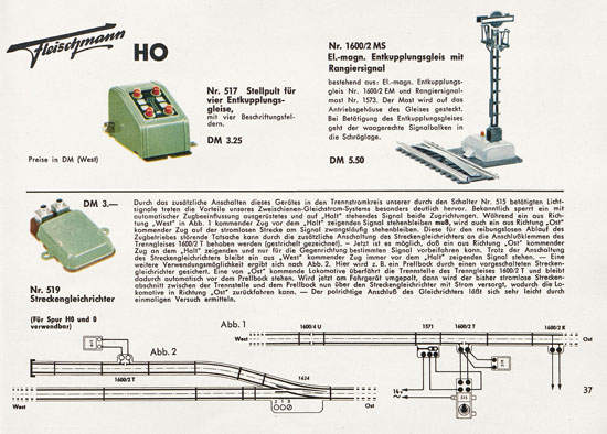 Fleischmann Katalog 1957