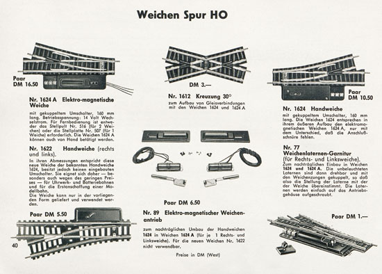 Fleischmann Katalog 1957