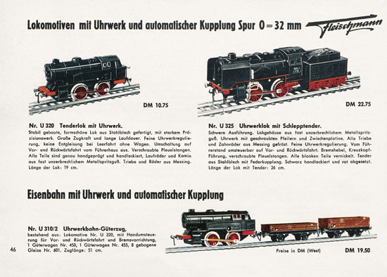 Fleischmann Katalog 1957