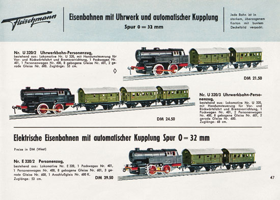 Fleischmann Katalog 1957