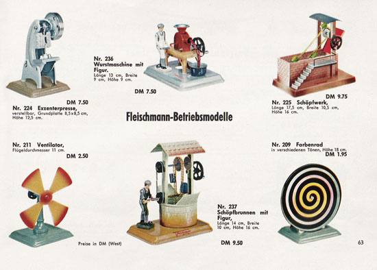 Fleischmann Katalog 1957