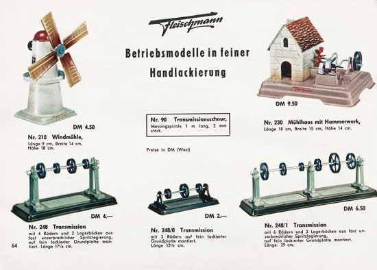 Fleischmann Katalog 1957