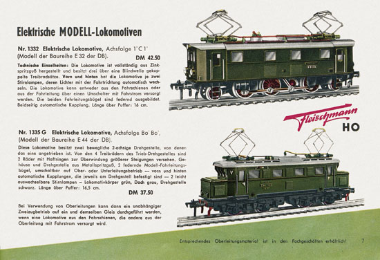 Fleischmann Katalog 1958-1959