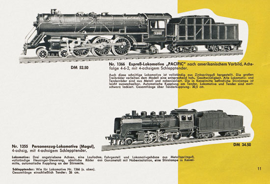 Fleischmann Katalog 1958-1959