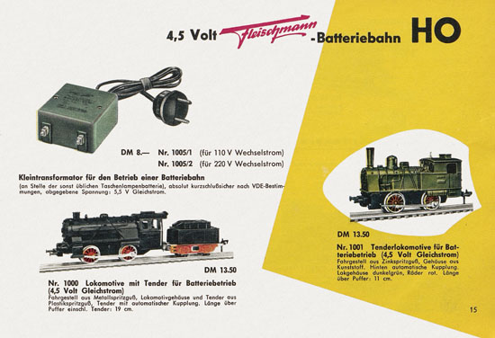 Fleischmann Katalog 1958-1959