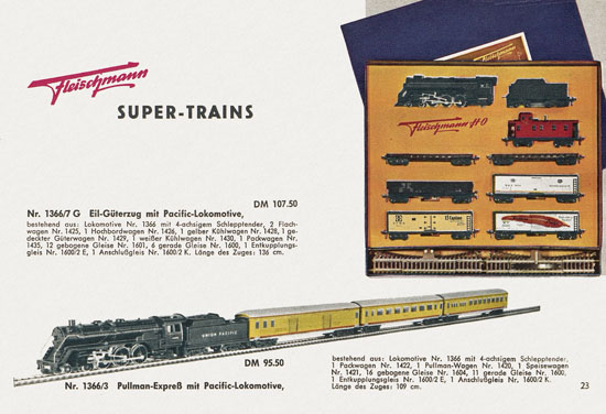 Fleischmann Katalog 1958-1959