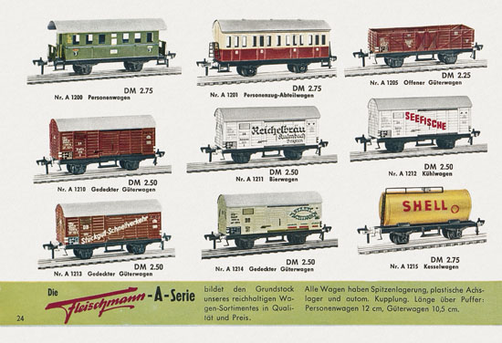 Fleischmann Katalog 1958-1959