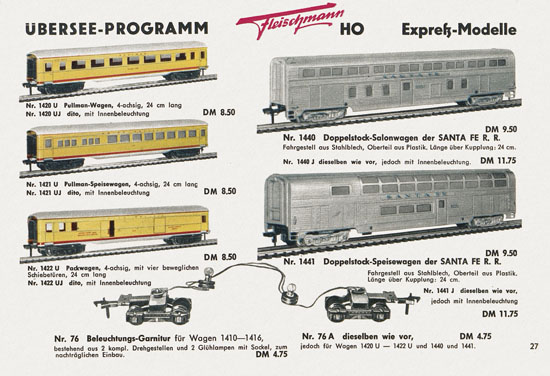 Fleischmann Katalog 1958-1959