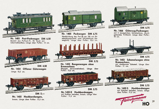 Fleischmann Katalog 1958-1959