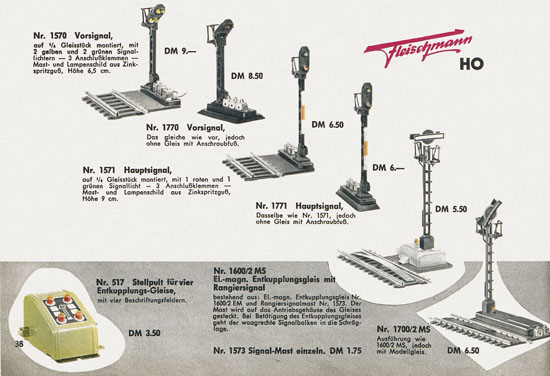 Fleischmann Katalog 1958-1959