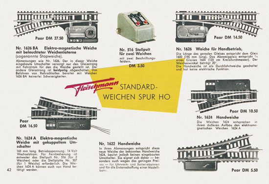 Fleischmann Katalog 1958-1959