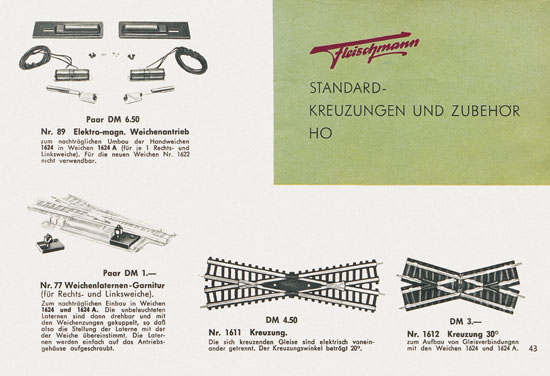 Fleischmann Katalog 1958-1959