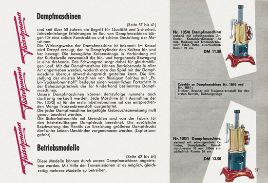 Fleischmann Katalog 1958-1959