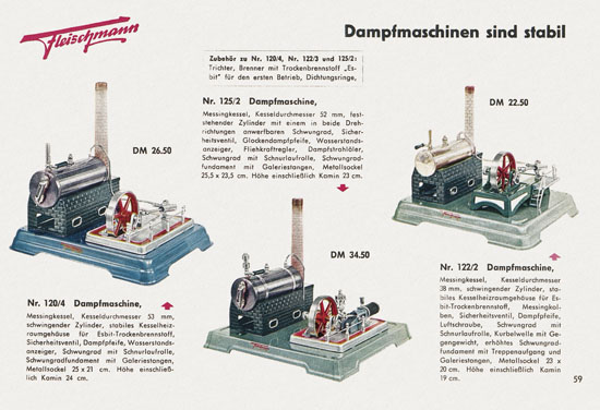 Fleischmann Katalog 1958-1959