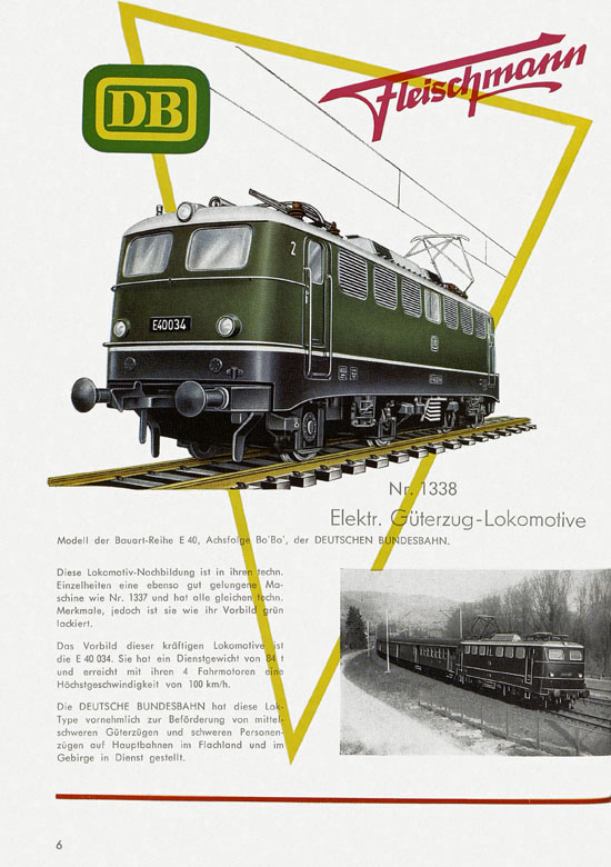 Fleischmann Katalog 1959-1960