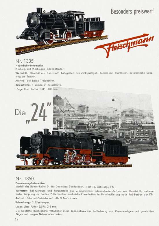 Fleischmann Katalog 1959-1960