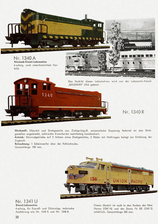 Fleischmann Katalog 1959-1960