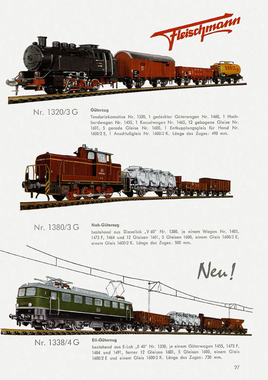 Fleischmann Katalog 1959-1960