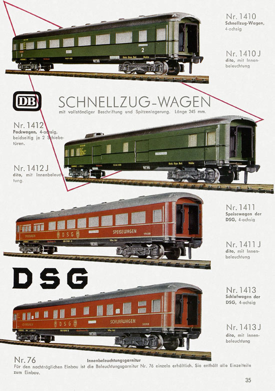 Fleischmann Katalog 1959-1960