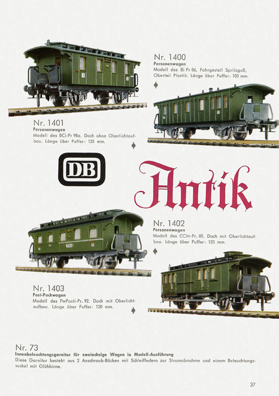 Fleischmann Katalog 1959-1960