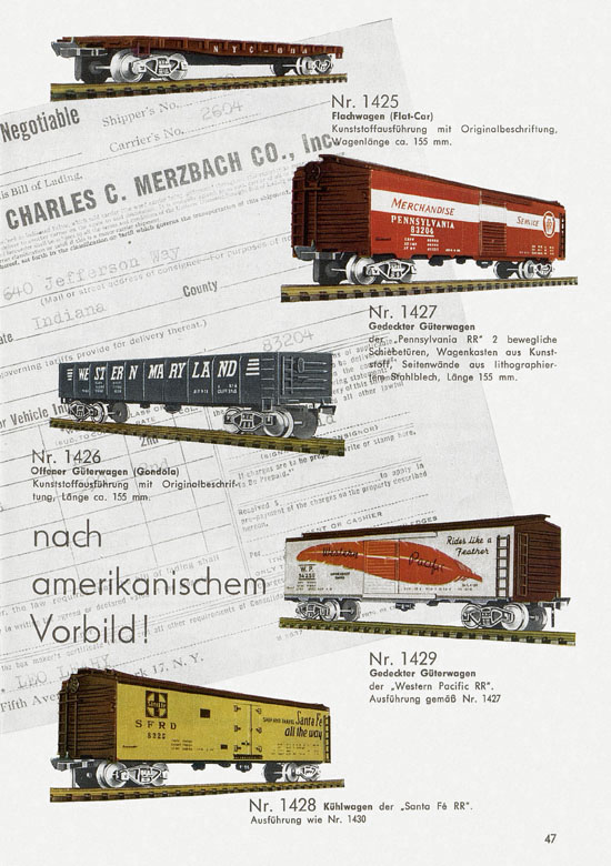 Fleischmann Katalog 1959-1960