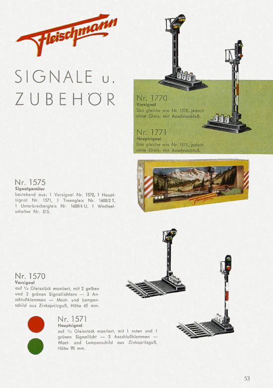 Fleischmann Katalog 1959-1960