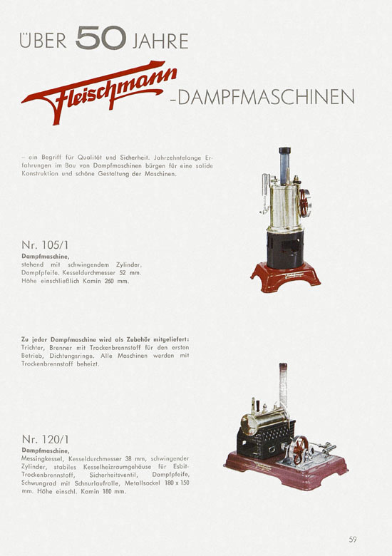 Fleischmann Katalog 1959-1960