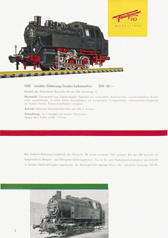 Fleischmann Katalog H0-Neuheiten 1962