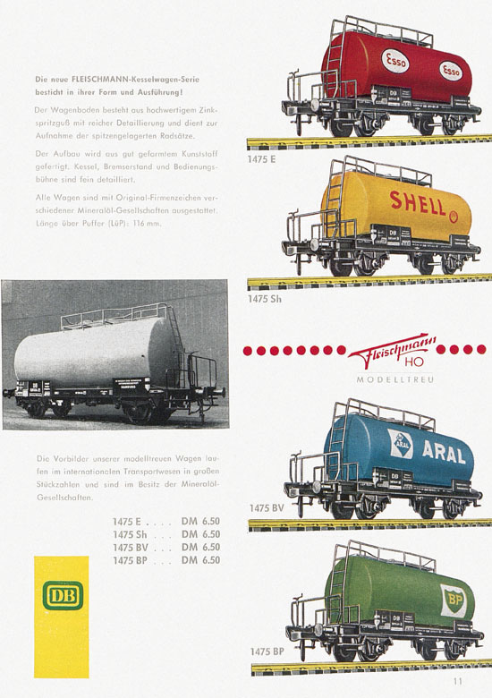 Fleischmann Katalog H0-Neuheiten 1962