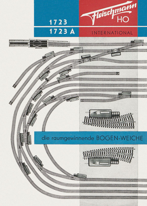 Fleischmann Prospekt Bogenweichen 1964