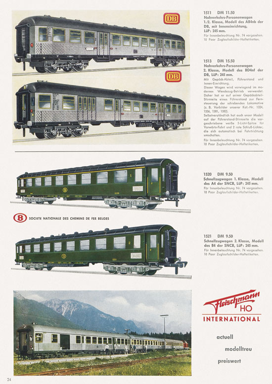 Fleischmann Katalog 1966-1967